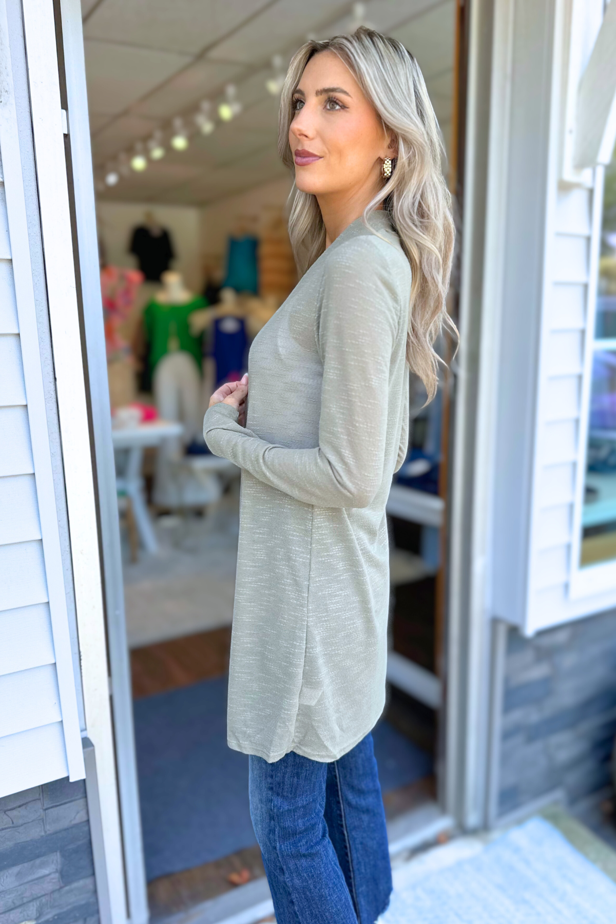 Chris & Carol Apparel - Slub Knit Cardigan