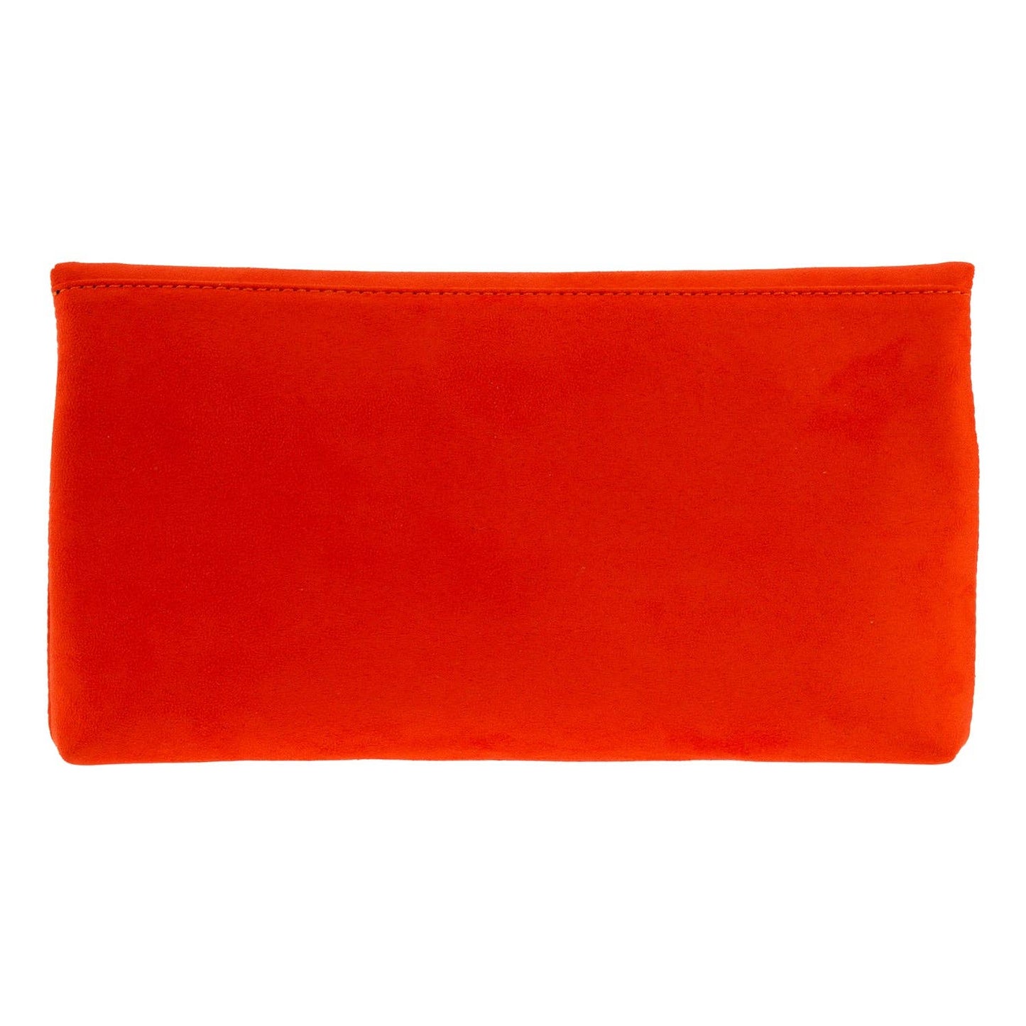 JNBFASHION.COM - Faux Micro Suede Foldover Clutch