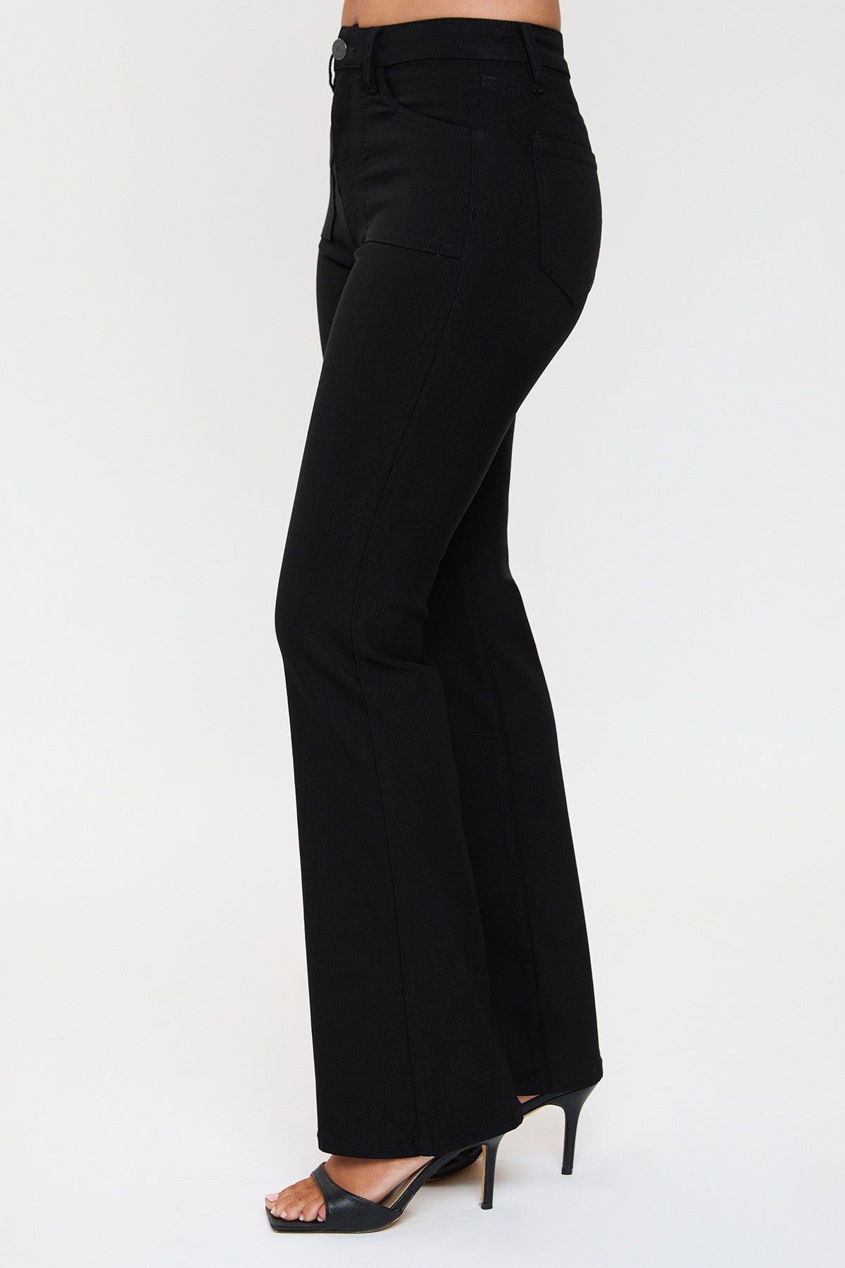 YMI Hyperstretch Bootcut Pants, Black (SHIPS IN 2-3 WEEKS)