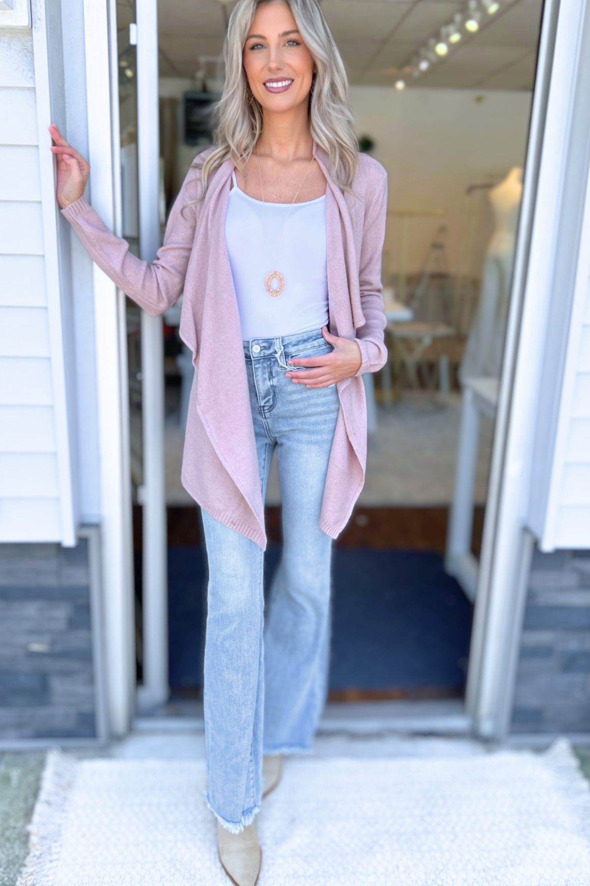 Lovervet by VERVET - HIGH RISE CLASSIC FLARE JEANS LV1041