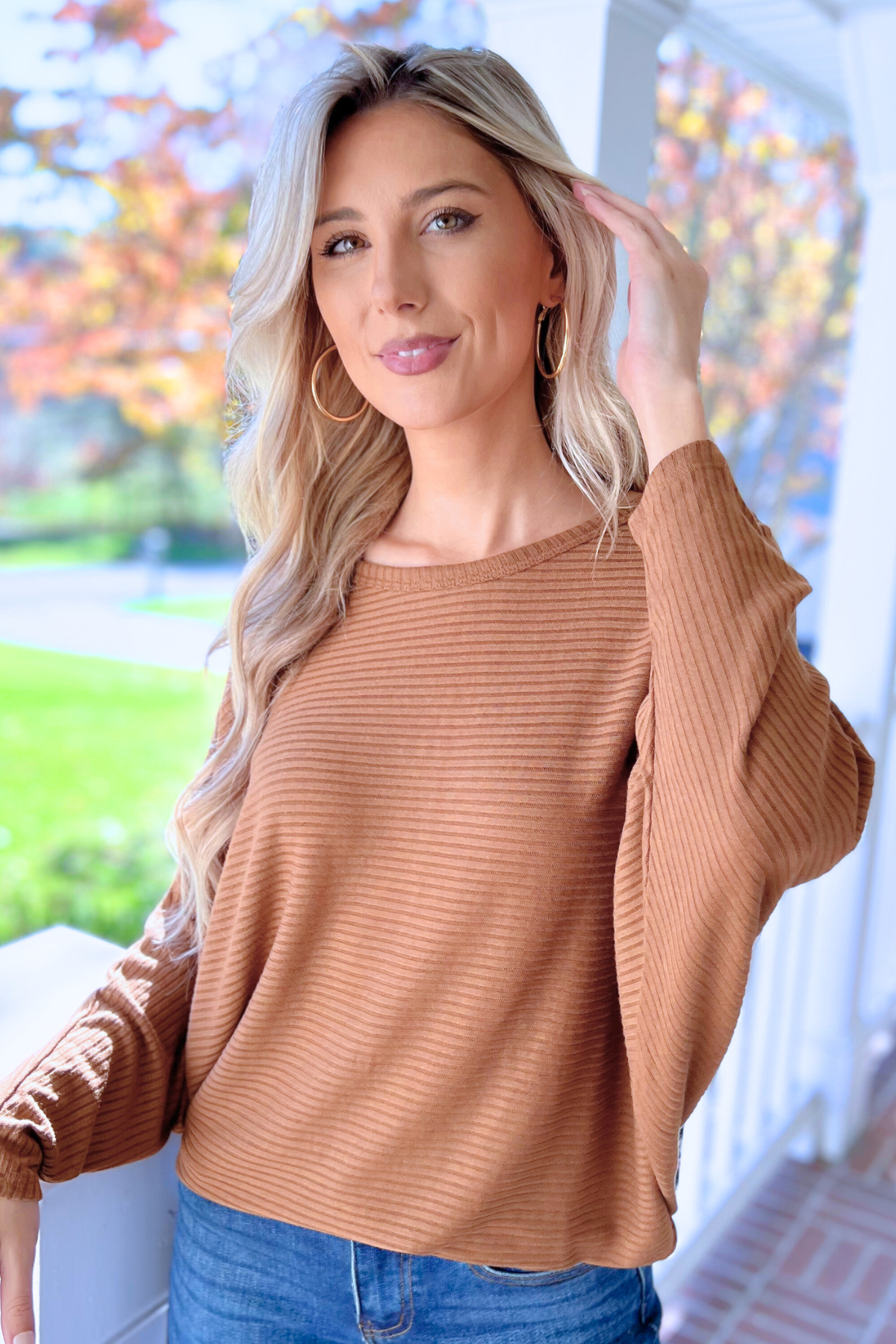 Kristen's New Favorite Dolman, Deep Camel (SHIPS IN 1-2 WEEKS)