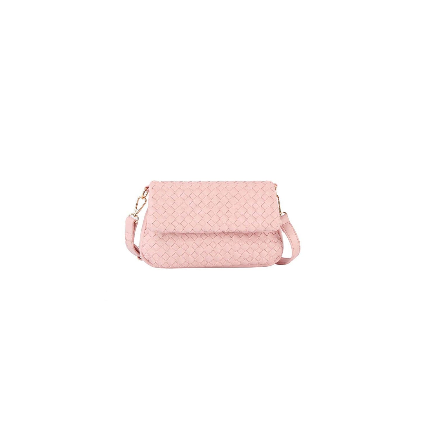 HR CORP - Ecostitch Weaved front flap crossbody