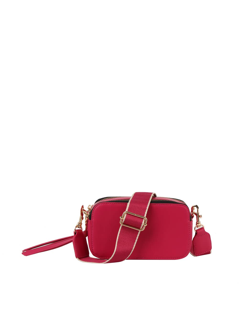 HR CORP - Calin collection Fashion double zip Cross-body Shoulder bag