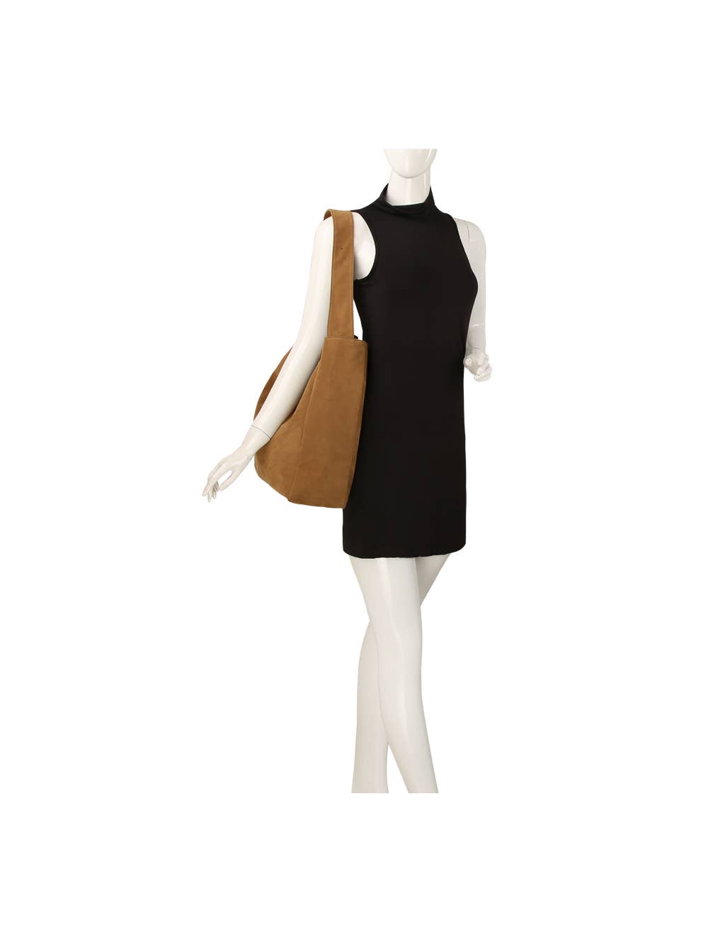 HR CORP - Calin Suede Slouchy hobo