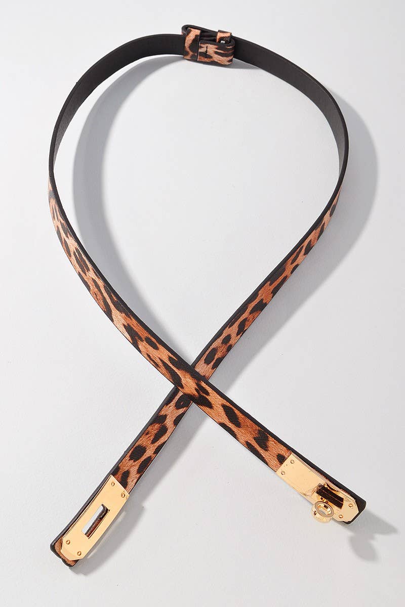 anbfashion - TURLOCK ACCENT ADJUSTABLE SKINNY BELT IW-18001