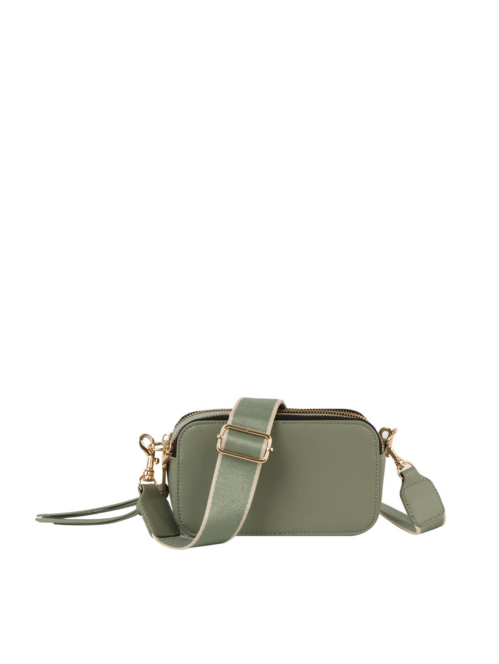HR CORP - Calin collection Fashion double zip Cross-body Shoulder bag