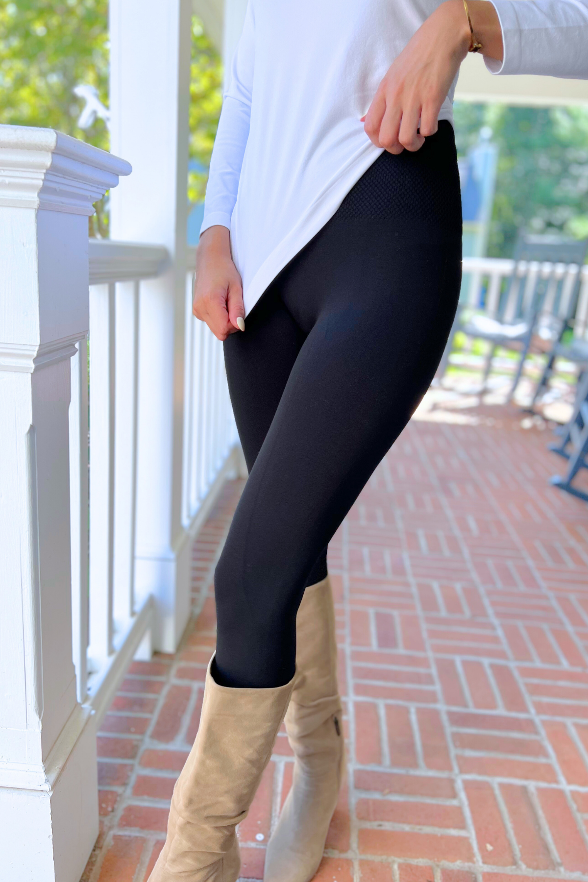 THE PERFECT PAIR, Wide Waistband Legging, Fleece (SHIPS IN 1-2 WEEKS)