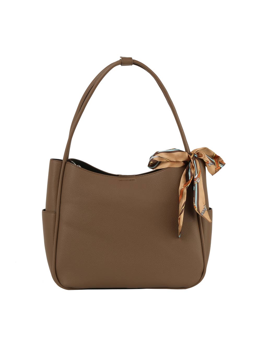 HR CORP - Calin Triple Comparmanets Tote with a Scarf