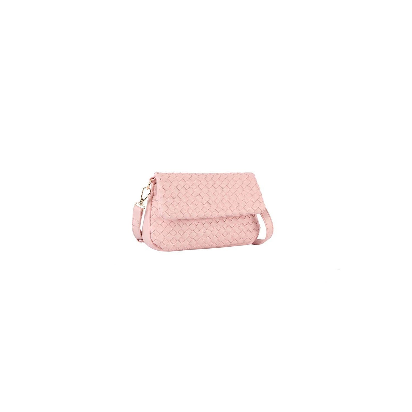 HR CORP - Ecostitch Weaved front flap crossbody