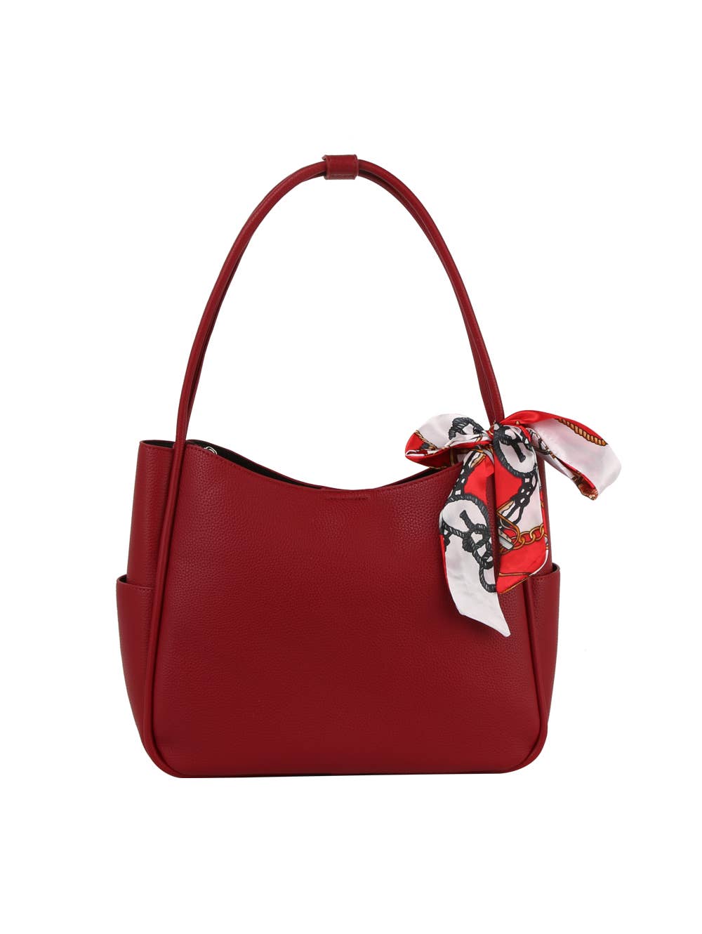 HR CORP - Calin Triple Comparmanets Tote with a Scarf
