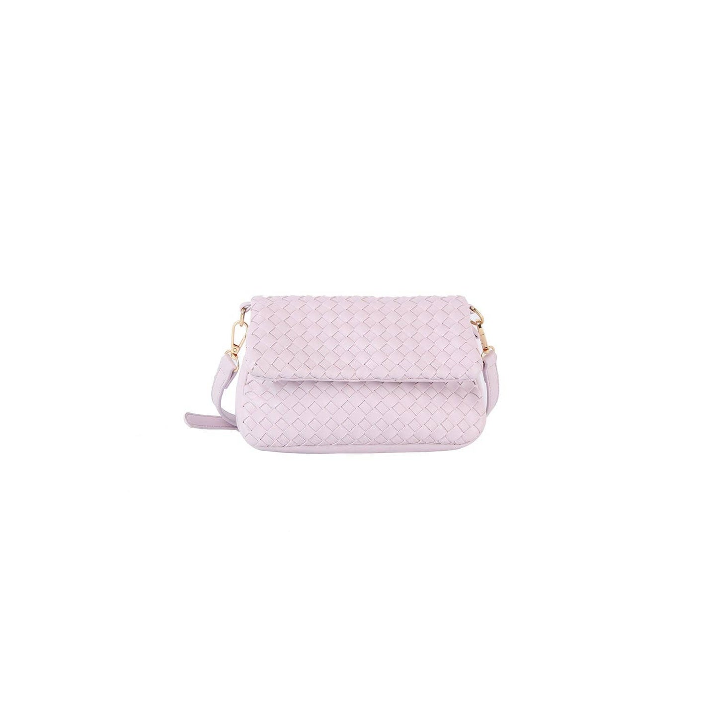 HR CORP - Ecostitch Weaved front flap crossbody