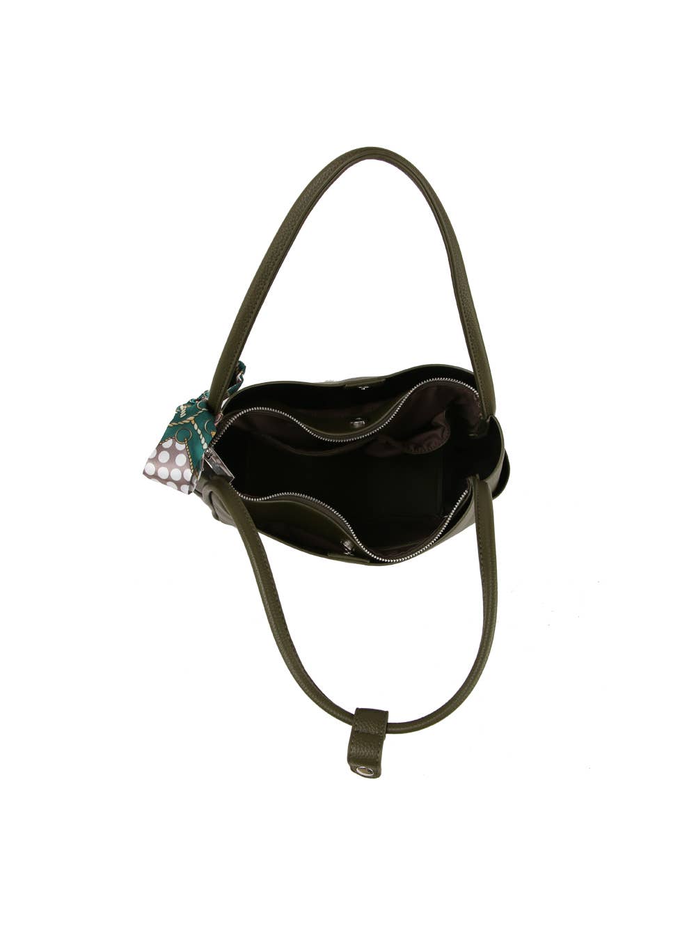 HR CORP - Calin Triple Comparmanets Tote with a Scarf