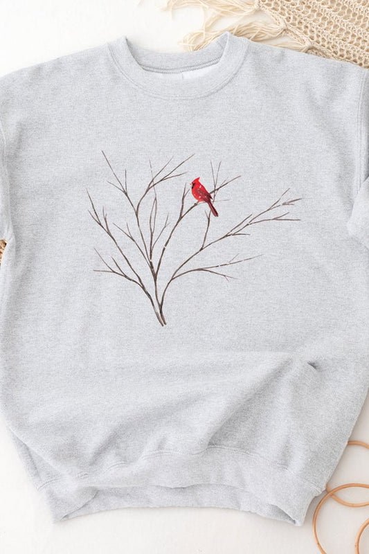 Cardinal in the Tree, Watercolor Collection, Super Soft