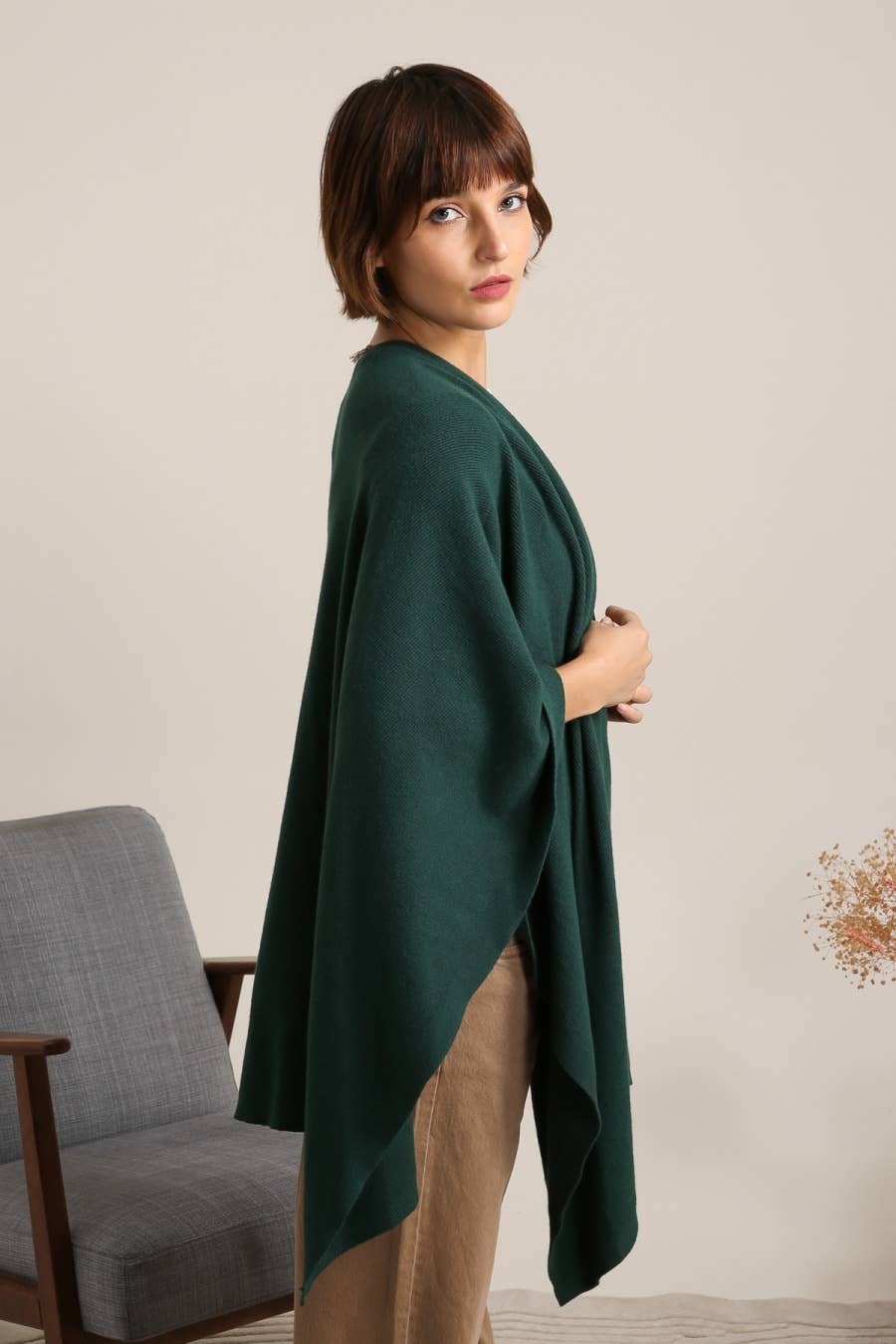 LÉA & LUC - CASHMERE BLEND KIMONO (SHIPS IN 3-4 WEEKS)