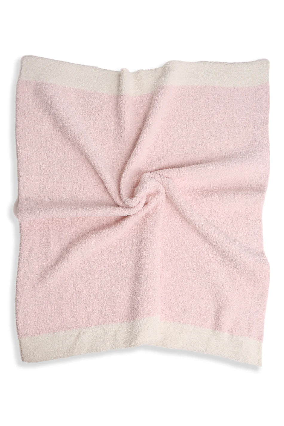 Comfy Luxe Children's Knit Blanket, Solid, Pink (SHIPS IN 1-2 WEEKS)