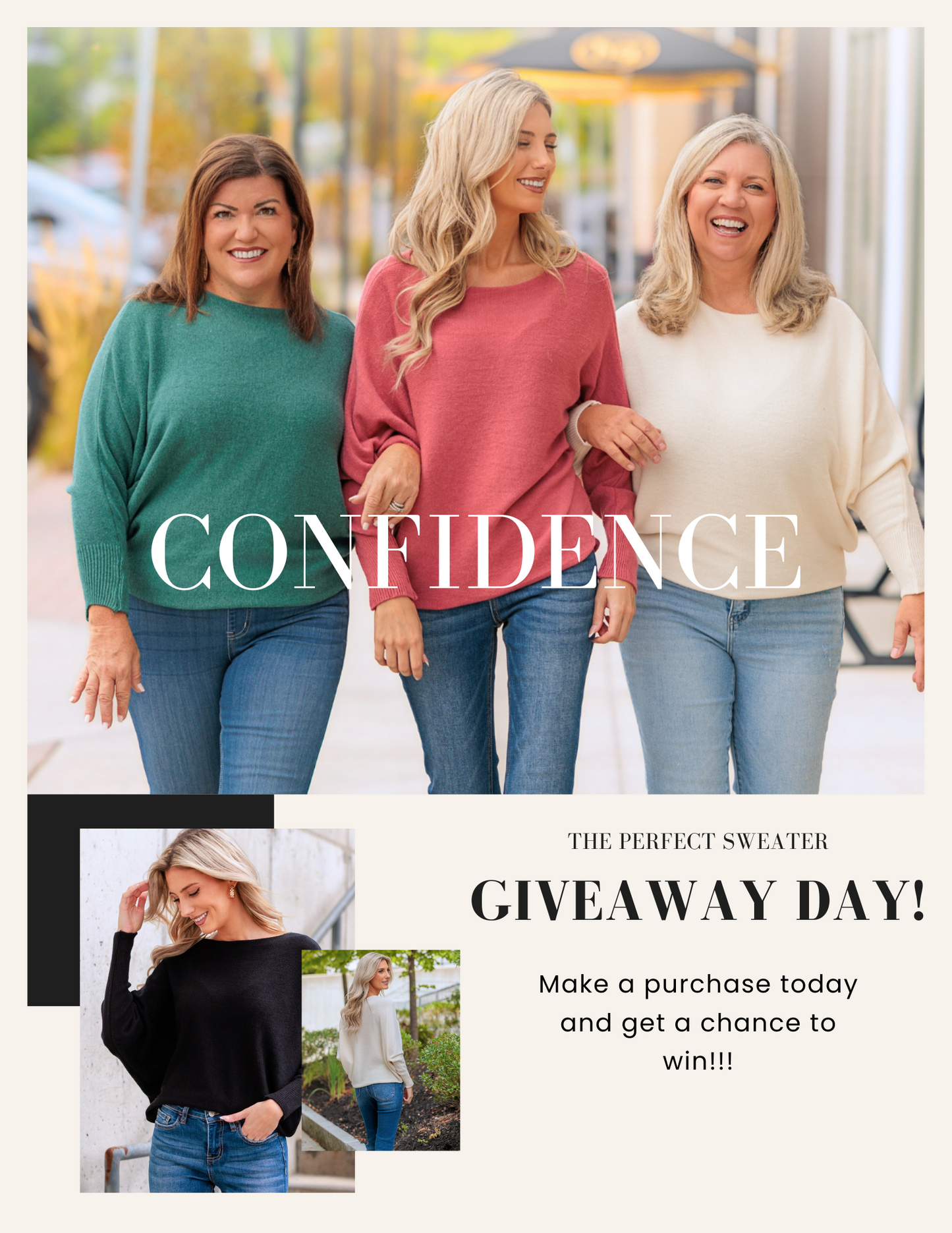PERFECT SWEATER GIVEAWAY DAY!