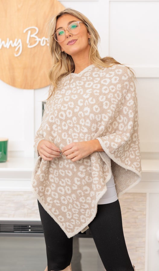 It's Not Over Poncho, Beige