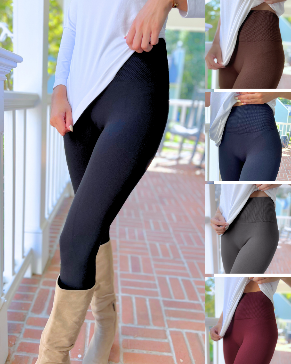 THE PERFECT PAIR, Wide Waistband Legging, Fleece (SHIPS IN 1-2 WEEKS)