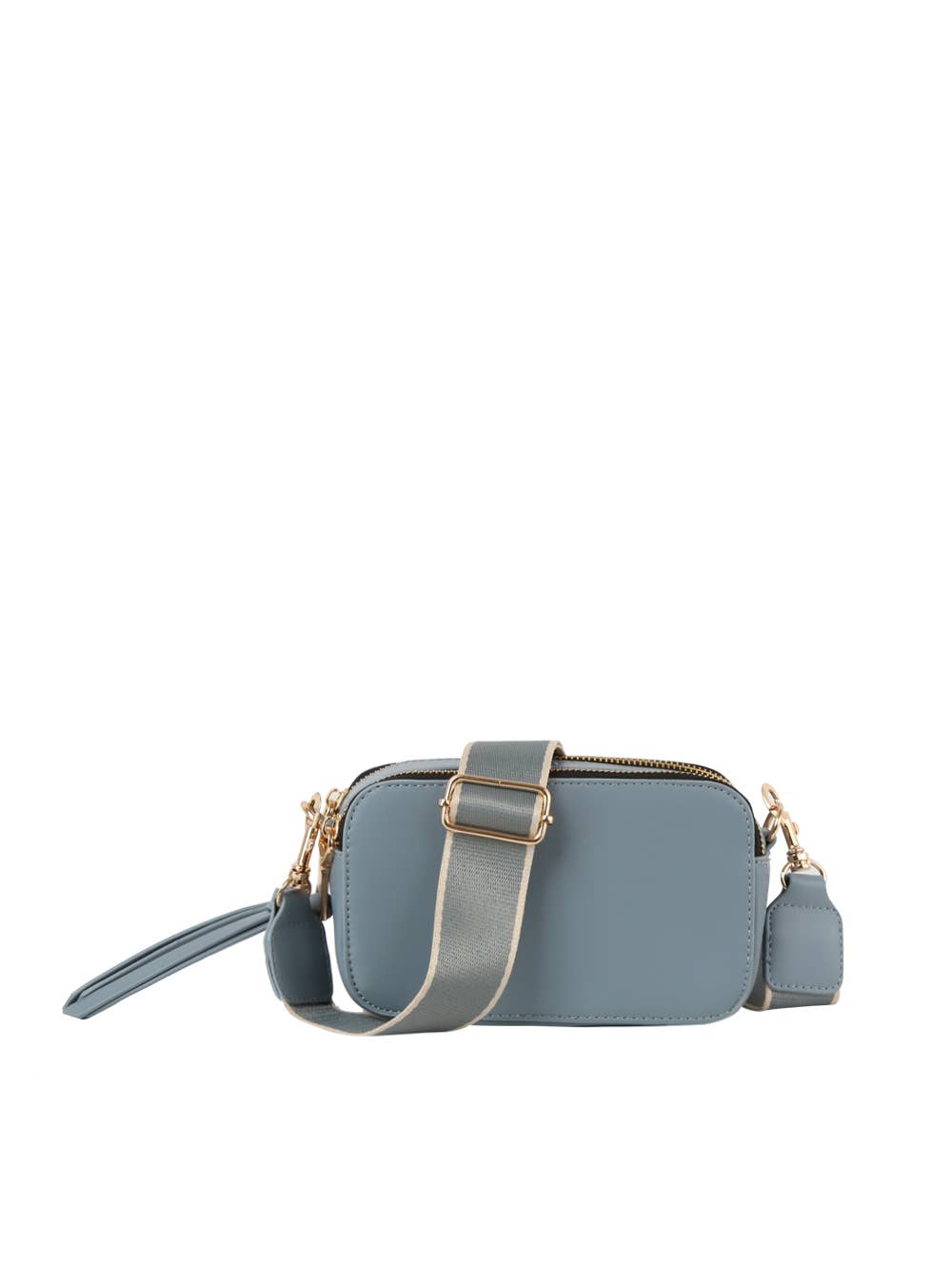 HR CORP - Calin collection Fashion double zip Cross-body Shoulder bag