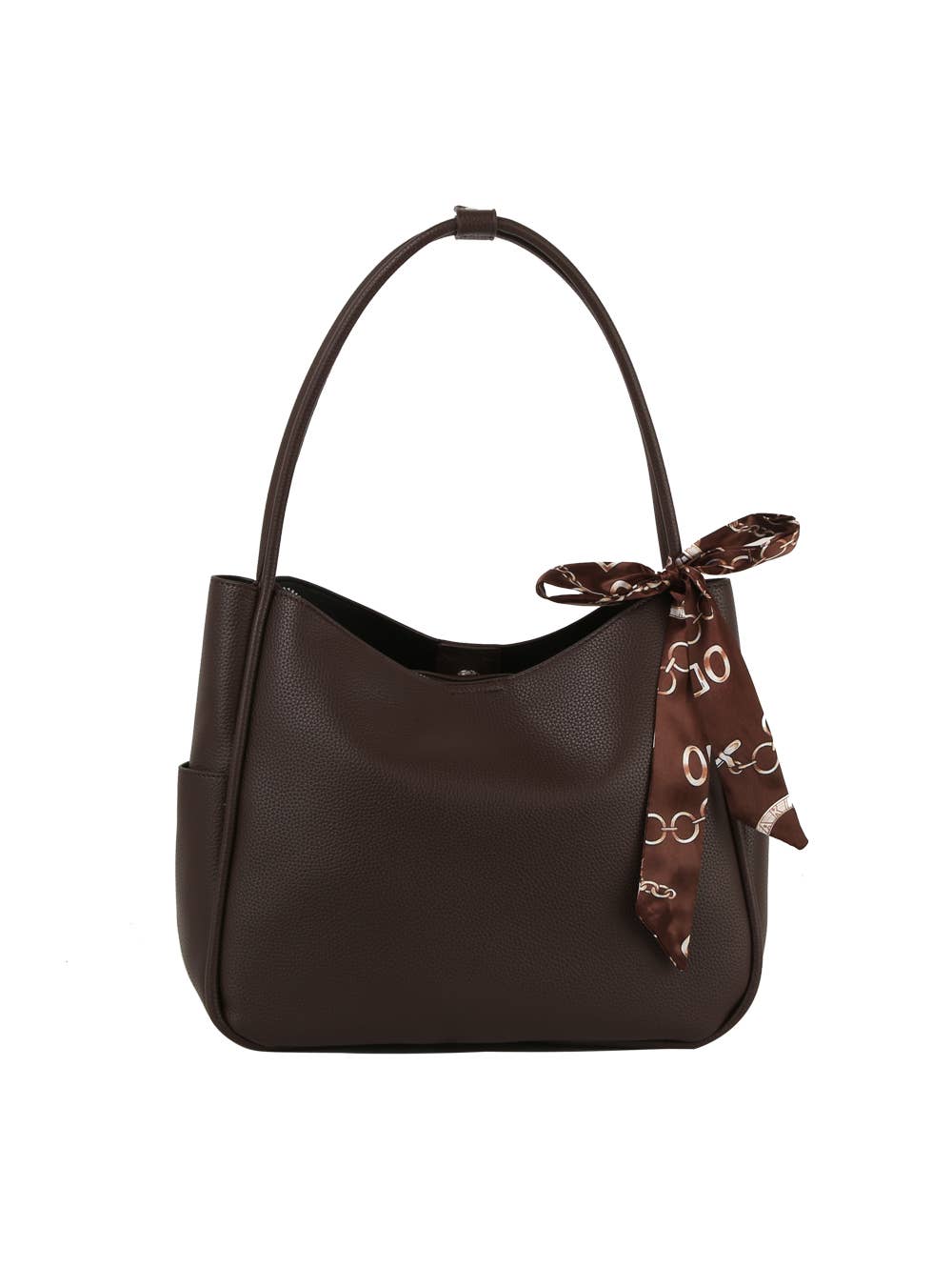 HR CORP - Calin Triple Comparmanets Tote with a Scarf