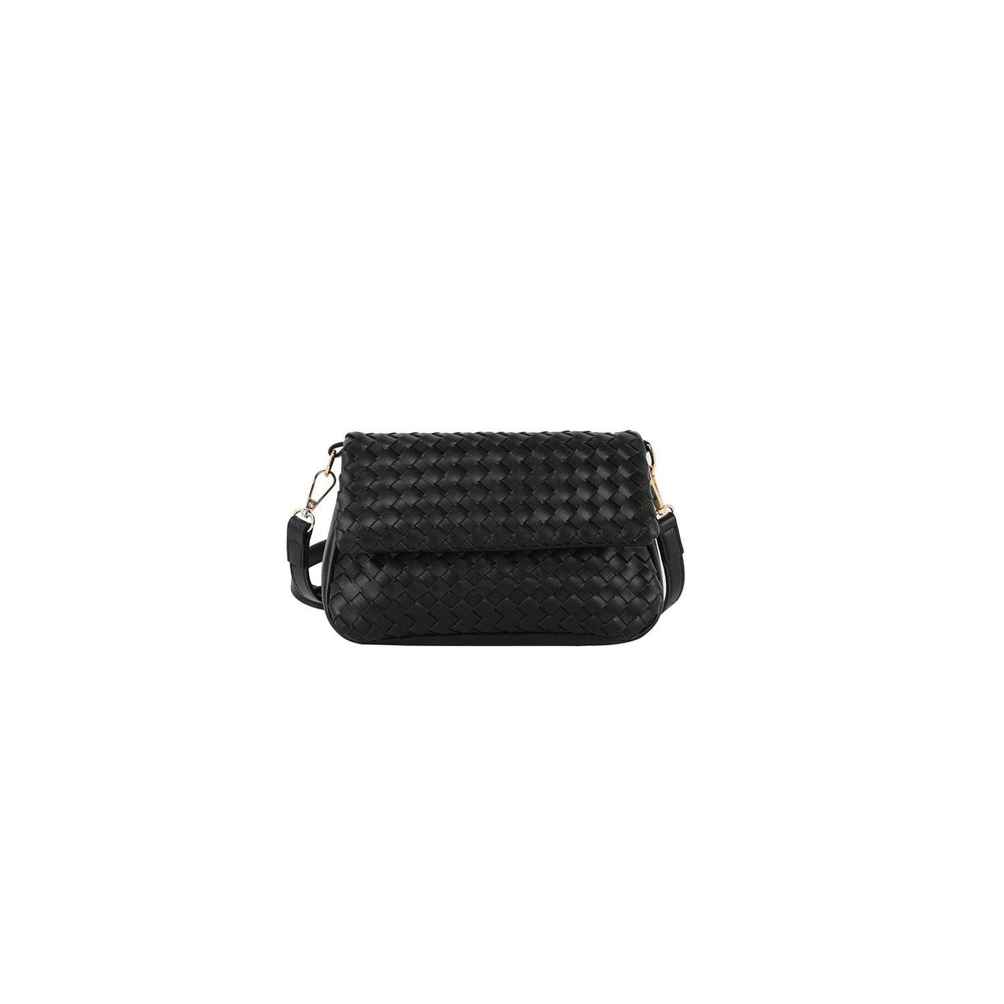 HR CORP - Ecostitch Weaved front flap crossbody