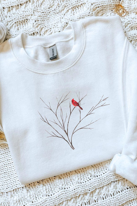 Cardinal in the Tree, Watercolor Collection, Super Soft