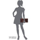 JNBFASHION.COM - Faux Suede Flat Leopard Envelope Clutch