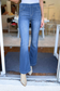 Cello Jeans - Mid Rise Petite Flare Jegging