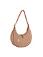 HR CORP - Calin collection Canvas Vegan Leather Crescent Shoulder bag