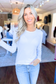 Pure Comfort Viscose Ribbed Long Sleeve Top, White