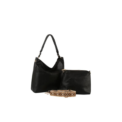 HR CORP - Calin 2in1 weaving top handle slouchy hobo