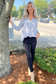 Active Basic | Active USA - 5-pockets Shape Skinny Ponte Mid-rise Pants, Black