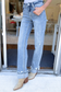 Lovervet by VERVET - MID RISE CUFFED STRAIGHT JEANS