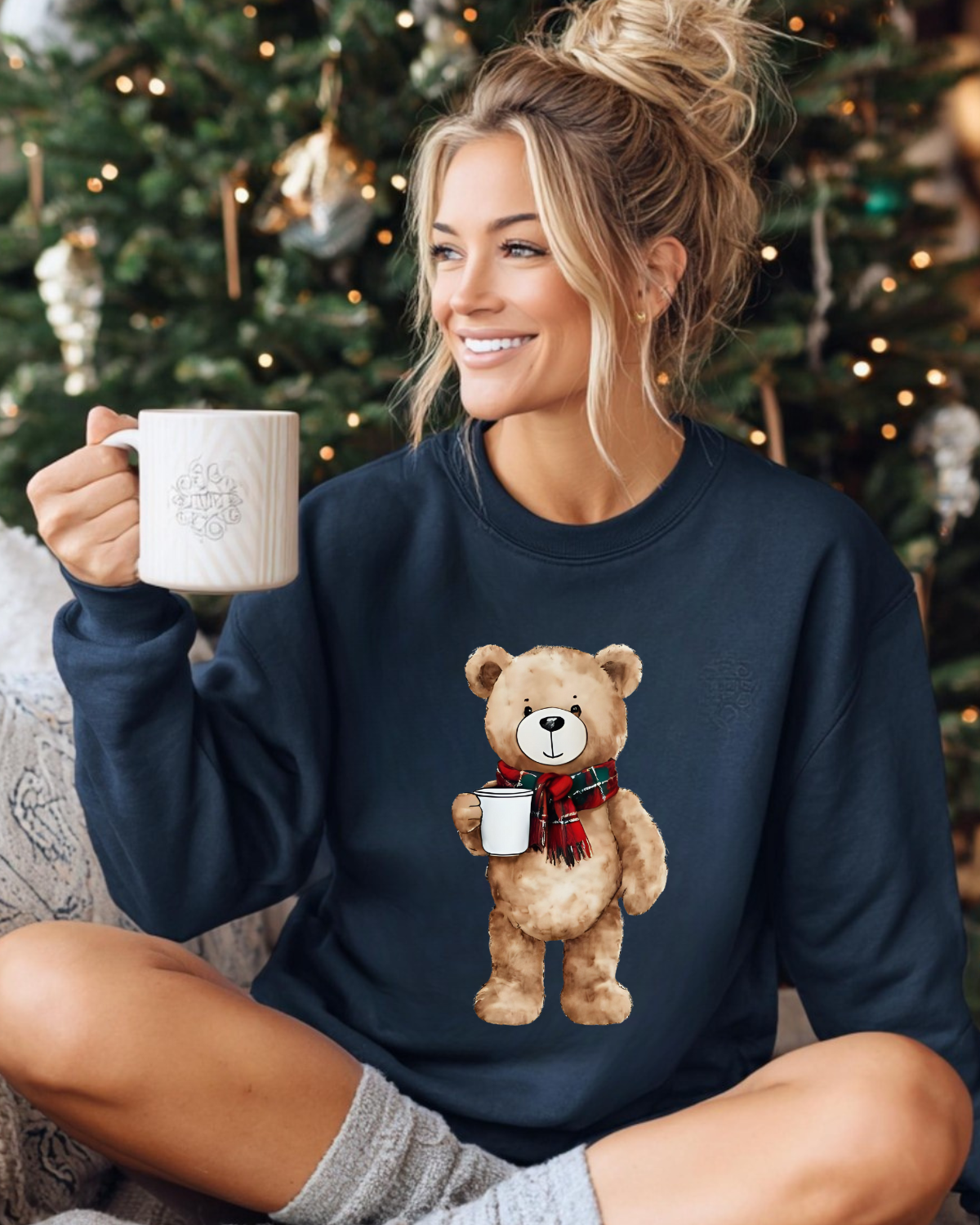 Coffee Bear, Long Sleeve T-Shirt