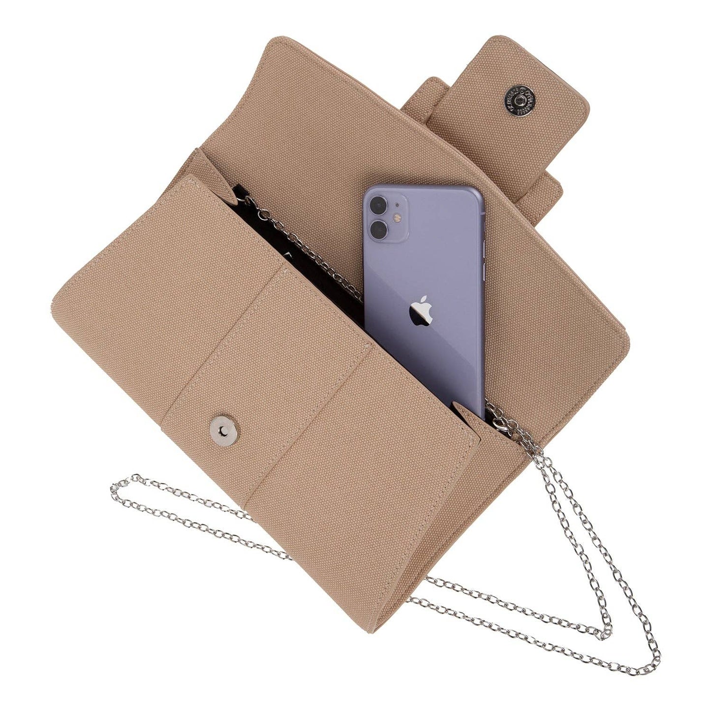 JNBFASHION.COM - Synthetic Leather Belted Envelope Clutch