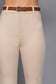 Active Basic | Active USA - Semi Flare Ponte Pants with Leather Belt