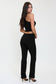 YMI Hyperstretch Bootcut Pants, Black (SHIPS IN 2-3 WEEKS)