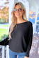 Kristen's New Favorite Dolman, Black   (SHIPS IN 1-2 WEEKS)