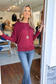 MOA COLLECTION - Women's Casual Solid Color Dolman Sleeve Top