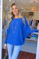 THE PERFECT CASHMERE BLEND SWEATER, Royal Blue (IN STOCK)