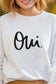 Oui Sweatshirt, Super Soft, Charcoal or White
