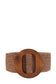 anbfashion - [RESTOCK] WOOD BUCKLE ELASTIC STRAW BELT