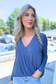 HYFVE - Draped Long Sleeve Surplice Top