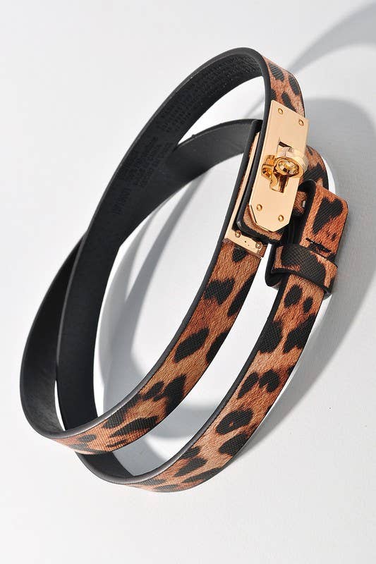 anbfashion - TURLOCK ACCENT ADJUSTABLE SKINNY BELT IW-18001