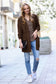 Popcorn Cardigan, Brown