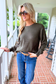Everyday Sweater by Zenana, Dk Olive (SHIPS IN 2-3 WEEKS)