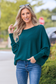 THE PERFECT CASHMERE BLEND SWEATER, Dk Green (IN STOCK!)