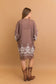 Leto Accessories - Embroidered Floral Vine Lightweight Kimono - Bell Sleeves