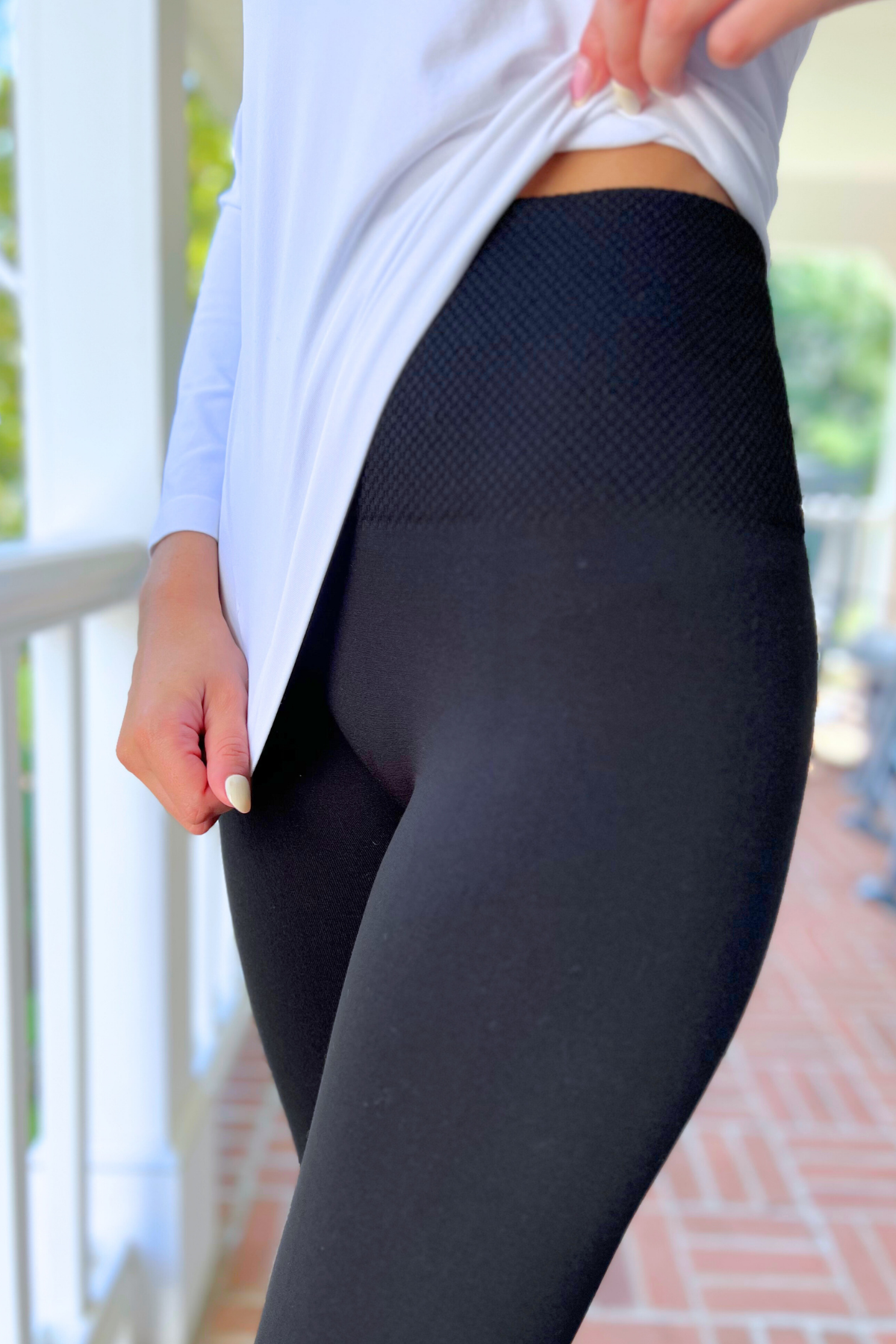THE PERFECT PAIR, Wide Waistband Legging, Fleece     (SHIPS IN 1-2 WEEKS)