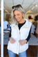 Blu Pepper - SOLID ZIP UP PUFFER VEST, IVORY